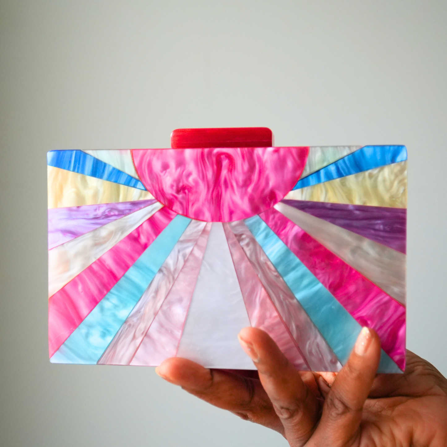 Palais Clutch in Colourburst